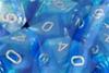 Set Dadi Velvet - Blu Brillante/Argento