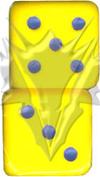 Dado d6 Antistress - Blu