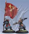 Khador - Winter Guard Officer & Standard