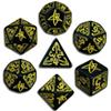 Set Dadi Cthulhu - Nero, Giallo