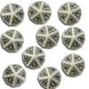Set Dadi Elfici 10d10 - Bianco, Nero