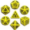 Set Dadi Elfici - Giallo, Nero