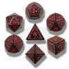 Set Dadi Nucleari - Nero, Rosso