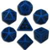 Set Dadi Elfici - Blu, Nero