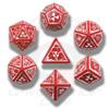 Set Dadi Nucleari - Rosso, Bianco