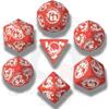 Set Dadi Draconici - Rosso, Bianco