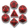 Set Dadi Draconici - Rosso, Nero