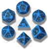 Set Dadi Draconici - Blu, Nero
