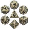 Set Dadi Cthulhu - Avorio, Nero