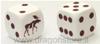 Dado d6 con Animale - Alce