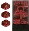 Set Dadi - Ankh Rosso (10)