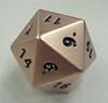 d20 in Metallo Gigante - Rame