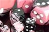 Set Dadi Gemini 2 - Nero-Rosa/Bianco