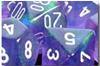 Set Dadi Borealis - Viola/Bianco