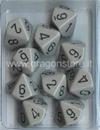 Set 10D10 Opachi - Grigio/Nero