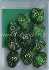 Set 10D10 Velvet - Verde/Argento