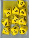 Set 10D10 Opachi - Giallo/Nero