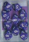 Set 10D10 Opachi - Viola/Bianco