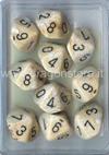 Set 10D10 Marble Avorio/Nero