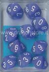 Set 10D10 Frosted - Blu/Bianco