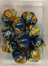 Set 10D10 Gemini - Blu-Oro/Bianco
