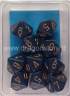 Set 10D10 Opachi - Blu Sporco/Oro