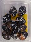 Set 10D10 Gemini 2 - Nero-Rame/Bianco