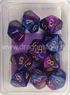 Set 10D10 Gemini 2 - Blu-Viola/Oro