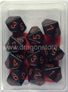 Set 10D10 Opachi - Nero/Rosso