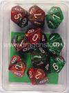 Set 10D10 Gemini 2 - Verde-Rosso/Bianco