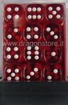 Set 36D6 Trasparenti - Rosso/Bianco