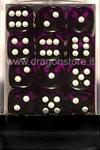 Set 36D6 Trasparenti - Viola/Bianco