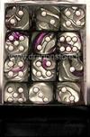 Set 36D6 Gemini 2 - Viola-Acciaio/Bianco