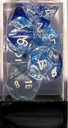 Set Dadi Nebula - Blu Scuro/Bianco