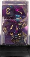 Set Dadi Borealis - Viola Reale/Oro