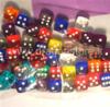 Assortimento 50 Dadi Trasparenti  - Mini D6 con Puntini