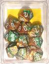 Set 10D10 Gemini 3 - Rame-Verde/Bianco