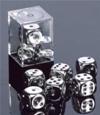 Dadi d6 Medi (2) - Placcati Argento
