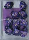 Set 10D10 Lustrous - Viola/Oro