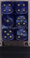 Set 12D6 Velvet - Blu/Argento