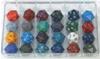 Espositore 24 Dadi Speckled d20 Jumbo (34mm)
