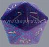 Dado Jumbo d20 Speckled - Tetra Argento