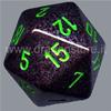 Dado Jumbo d20 Speckled - Terra