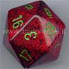 Dado Jumbo d20 Speckled - Fragola