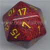 Dado Jumbo d20 Speckled - Mercurio
