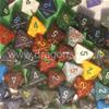 Assortimento 50 Dadi Speckled - D8