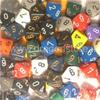 Assortimento 50 Dadi Opachi - D10