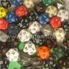Assortimento 50 Dadi Opachi - D20