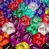 Assortimento 50 Dadi Trasparenti - D12