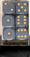 Set 12D6 Opachi - Blu Sporco/Oro